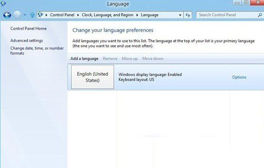 Windows8更好系统语言的操作方法