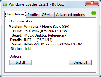 windows loader v2.2.1激活