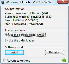 Windows7Loader V1.6.8