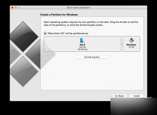 苹果Mac系统安装Windows 10教程
