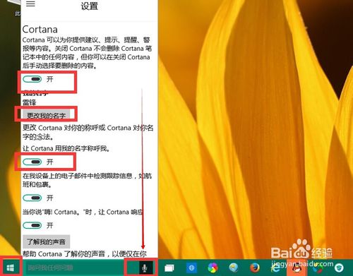 怎样开启WIN10中文微软小娜Cortana。