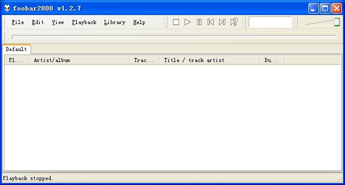 foobar2000 v1.2.7正式版 (高级音频播放器软件)